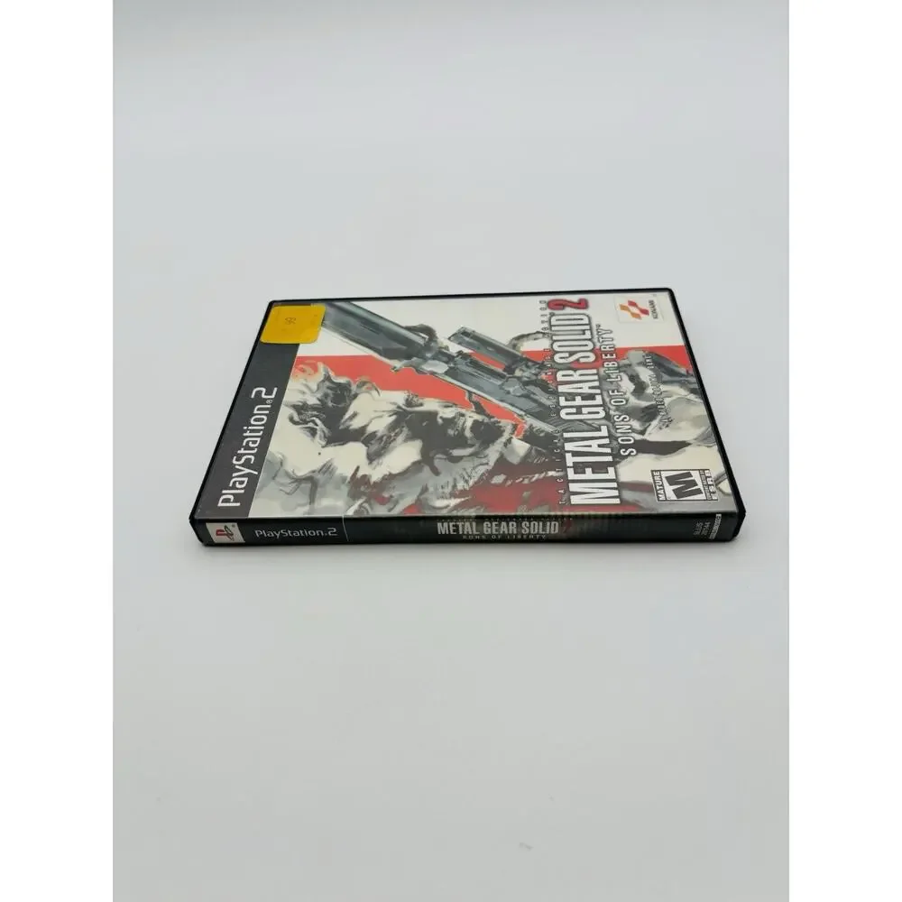 Metal Gear Solid 2 Sons Of Liberty Sony Playstation 2 PS2 Tested Works VG Cond
